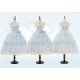 Urtto Lemon Sparkling Water Tiered Long JSK(Pre-Order/2 Colours/Full Payment Without Shipping)